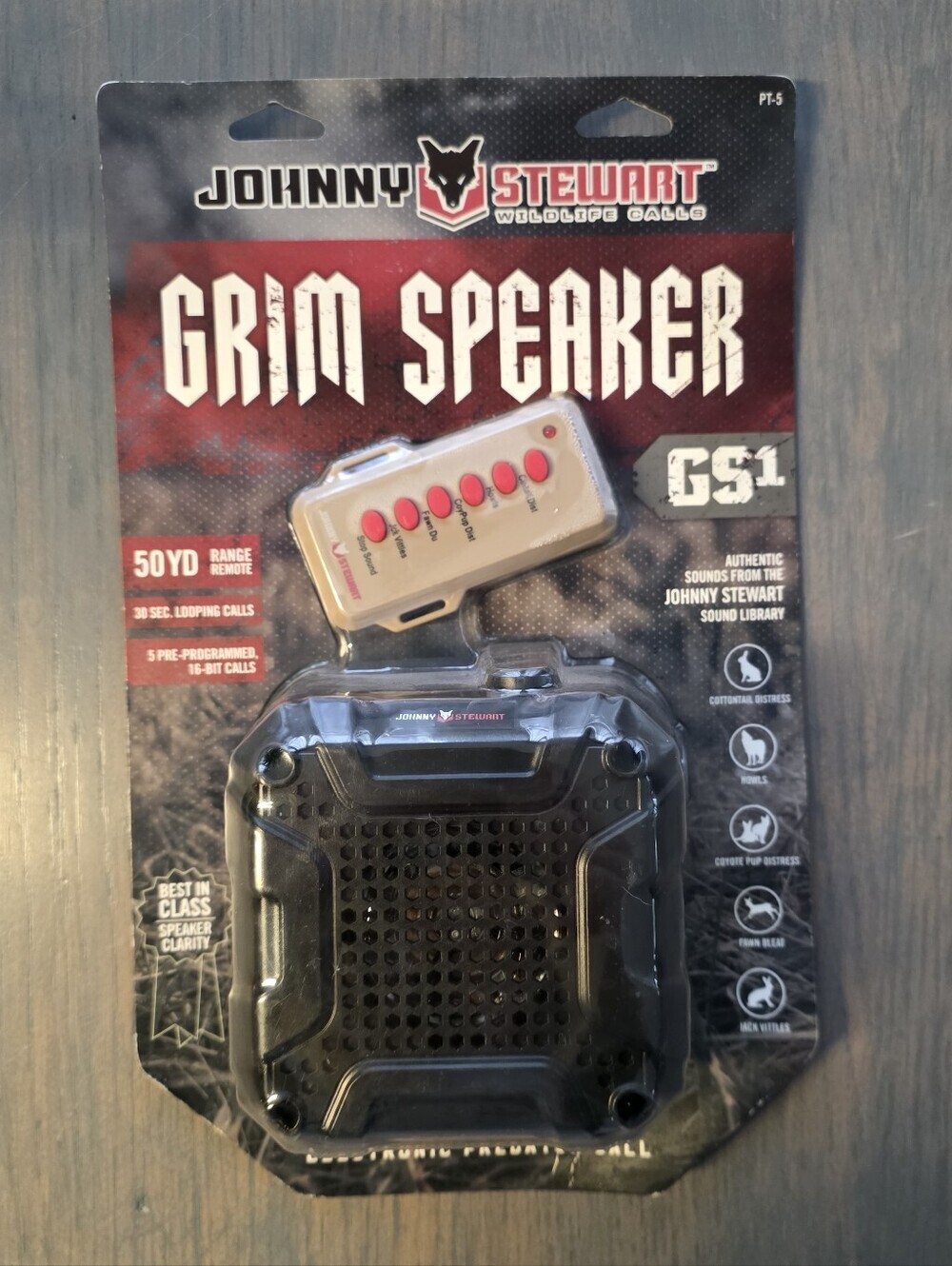 NEW Johnny Stewart Grim Speaker GS1 Predator Call